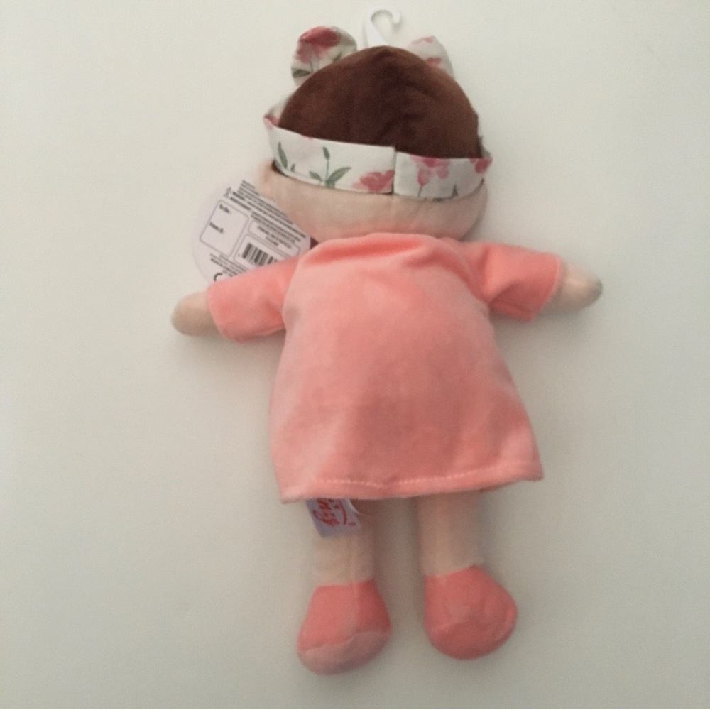 My 1st Doll wearing Pink Dress and Headband Soft Baby Toy Baby Gift NEW  | Linzy - Picture 5 of 9